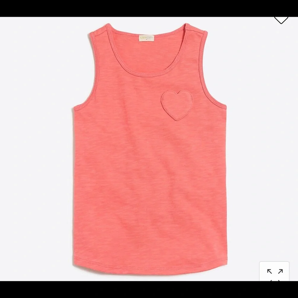 J CREW Girls Heart Pocket Tank-top Bundle - Picture 9 of 9